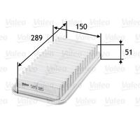 VALEO 585185 Filtre à air pour TOYOTA COROLLA Verso (ZER, ZZE12, R1)