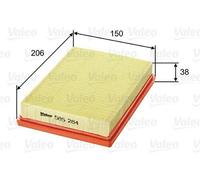 VALEO 585284 Filtre à air pour KIA OPTIMA Sportswagon pour MAZDA DEMIO (DW)