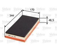 VALEO 585346 Filtre à air pour VOLVO V40 Break (645) pour JEEP CHEROKEE (XJ)