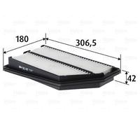 VALEO 585446 Filtre à air pour HONDA