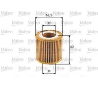 VALEO 586536 Filtre à huile pour SEAT,SKODA,VW