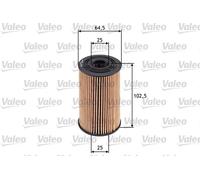 VALEO 586579 Filtre à huile pour HYUNDAI,KIA