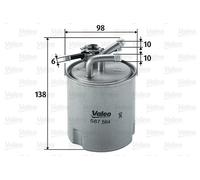 VALEO 587564 Filtre à carburant pour NISSAN