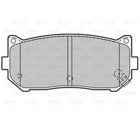 Valeo 598841 Kit de plaquettes de frein; Dispositif de freinage