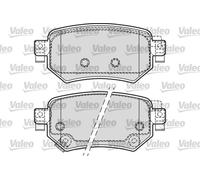 Valeo 601688 Kit de plaquettes de frein; Dispositif de freinage