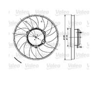 Valeo 696083 Ventilateur Refroidissement Moteur pour VW Crafter 30-35