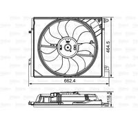 VALEO 696881 Ventilateur - refroidissement du moteur