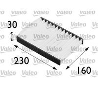 VALEO 698255 Filtre, air de l'habitacle pour DACIA,NISSAN,RENAULT