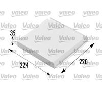 VALEO 698657 Filtre, air de l'habitacle pour CITROËN,PEUGEOT