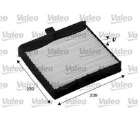 Valeo Filtre d'habitacle ESSENTIAL 698736 – Filtre à particules (pollen)