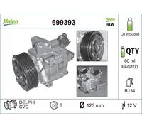 VALEO 699393 Compresseur, climatisation pour CITROËN,PEUGEOT,TOYOTA