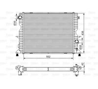 Valeo 701545 Radiateur - refroidissement du moteur Refroidissement