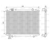 Valeo 701615 Radiateur - refroidissement du moteur Refroidissement