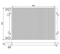VALEO 701971 Radiateur, refroidissement du moteur pour SEAT,VW