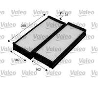 VALEO 715529 Filtre d'habitacle à particules pour HYUNDAI TRAJET (FO) pour KIA