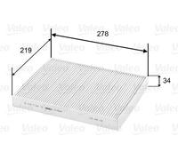 VALEO 715581 Filtre, air de l'habitacle pour AUDI,OPEL,VW