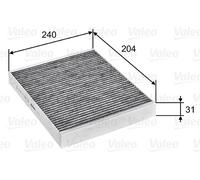 VALEO 715752 Filtre, air de l'habitacle pour HOLDEN,OPEL,VAUXHALL