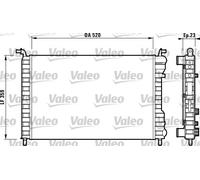Valeo 732812 Radiateur - refroidissement du moteur Refroidissement