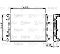 Valeo 732864 Radiateur - refroidissement du moteur Refroidissement