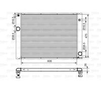 Valeo 734897 Radiateur - refroidissement du moteur Refroidissement