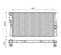 Valeo 735454 Radiateur - refroidissement du moteur Refroidissement