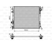 Valeo 735625 Radiateur - refroidissement du moteur Refroidissement