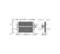 VALEO 812272 Radiateur de chauffage