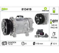 Valeo Compresseur de climatisation 813419 R 134a PAG 46 pour VW SEAT FORD