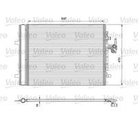 VALEO 814318 Condenseur, climatisation pour LAND ROVER,VOLVO