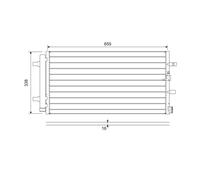 Valeo 814370 Condenseur Climatisation Pour Audi A4 8K2 Porsche Macan 95B