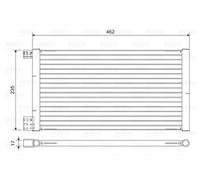 VALEO 814433 Condenseur, climatisation pour FIAT
