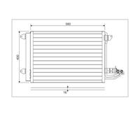 Valeo 817777 Condensateur Climatisation pour Audi A3 Seat Altea Skoda Octavia VW