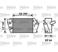 Valeo 817870 Intercooler - échangeur Alimentation d'air