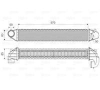 Valeo 817936 Intercooler - échangeur Alimentation d'air