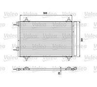 Condenseur de climatisation - VALEO - 818171 - COND PSA C4, DS4, DS5, 308, 3008, 5008