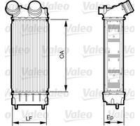 VALEO 818226 Intercooler, échangeur pour CITROËN,DS,PEUGEOT