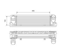 VALEO 818261 Intercooler, échangeur pour BMW