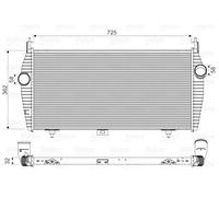 Valeo 818335 Intercooler - échangeur Alimentation d'air