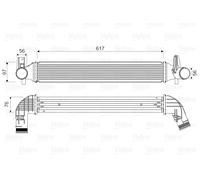 VALEO 818338 Intercooler, échangeur pour AUDI,SEAT,SKODA,VW