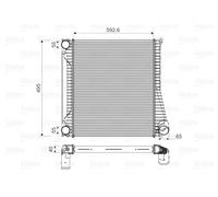 Valeo 818346 Intercooler - échangeur Alimentation d'air