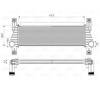 Valeo 818352 Intercooler - échangeur Alimentation d'air