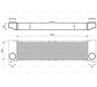 VALEO 818356 Intercooler, échangeur pour MERCEDES-BENZ,MERCEDES-BENZ (FJDA)