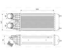 Valeo 818547 Intercooler - échangeur Alimentation d'air