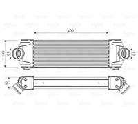 Valeo 818550 Intercooler - échangeur Alimentation d'air