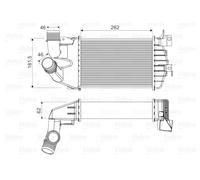 VALEO 818556 Intercooler, échangeur pour OPEL,VAUXHALL
