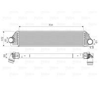 VALEO 818561 Intercooler, échangeur pour FORD,NISSAN,OPEL,RENAULT,VAUXHALL