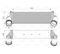 VALEO 818562 Intercooler, échangeur pour BMW