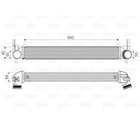 Valeo 818574 Intercooler - échangeur Alimentation d'air
