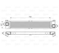 Valeo 818586 Intercooler - échangeur Alimentation d'air