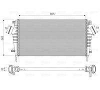 VALEO 818603 Intercooler, échangeur pour BUICK (SGM),CHEVROLET,CHEVROLET (SGM),H